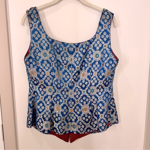 Vintage Laura Sheppherd Salon de Couture Silk Top size 4/6 - Picture 2 of 7